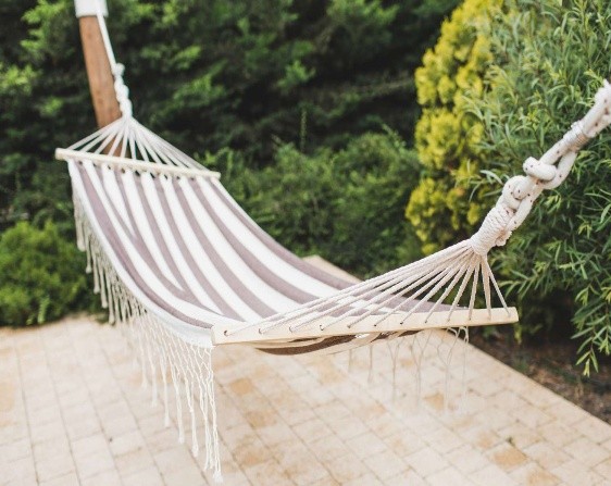 Striped hammock